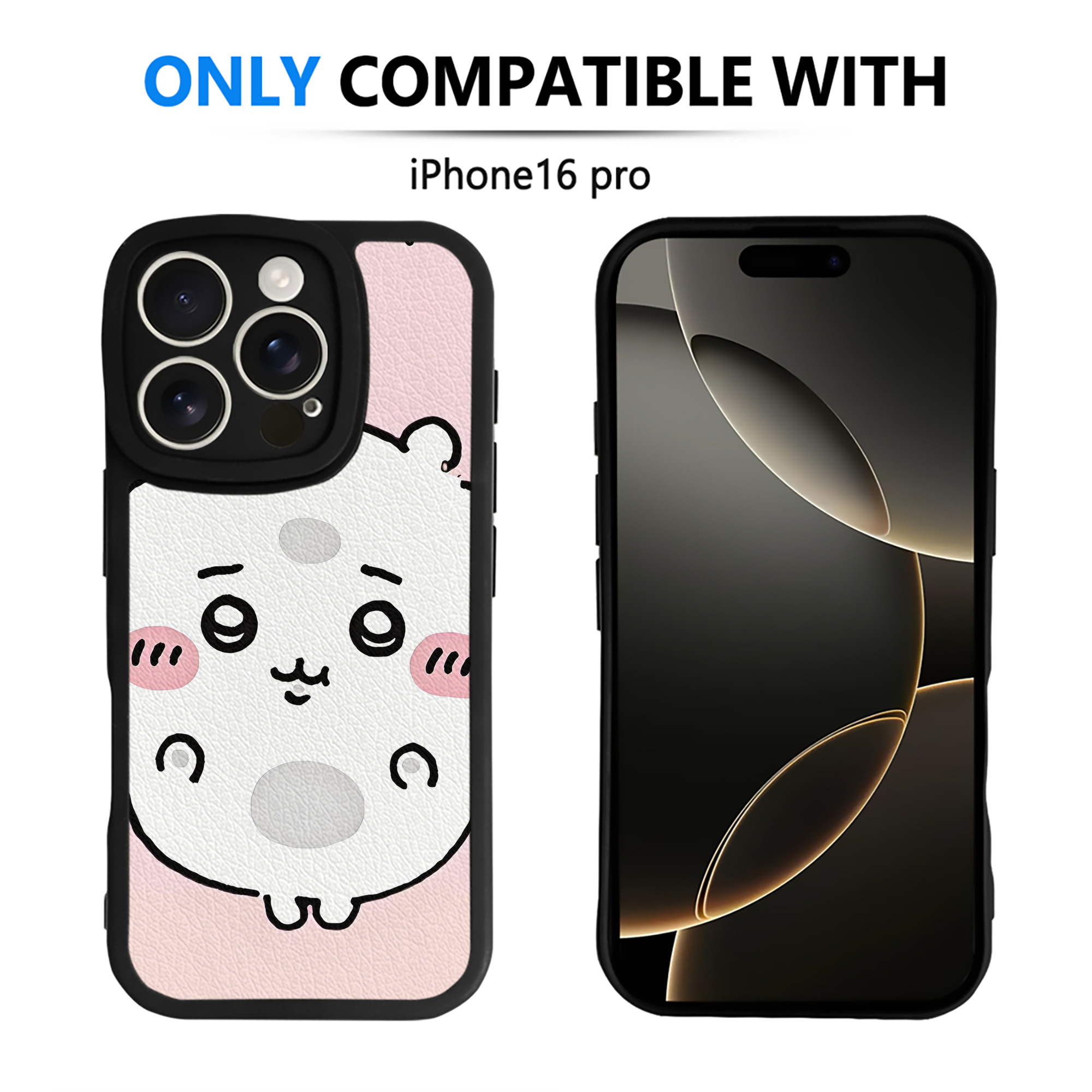 （画像用） ちいかわ Chii-kawa 【iPhone 16シリーズ対応】シリコンスマホケース（レザー調） 材質：シリコン